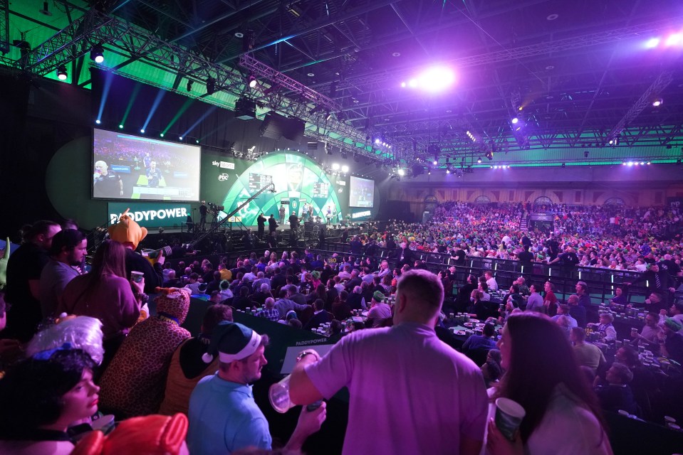 Fans at Ally Pally