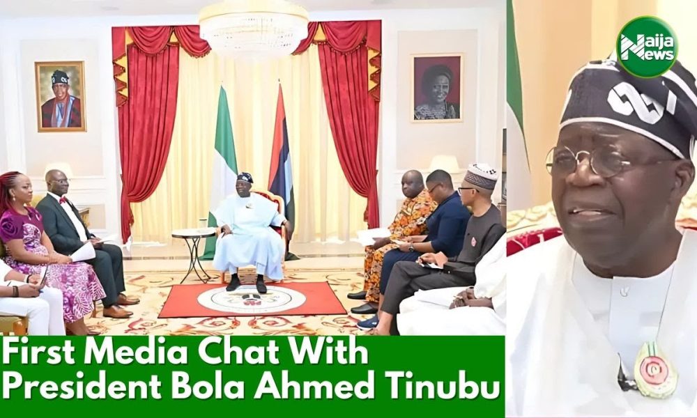 Full Video: First Media Chat With President Bola Tinubu