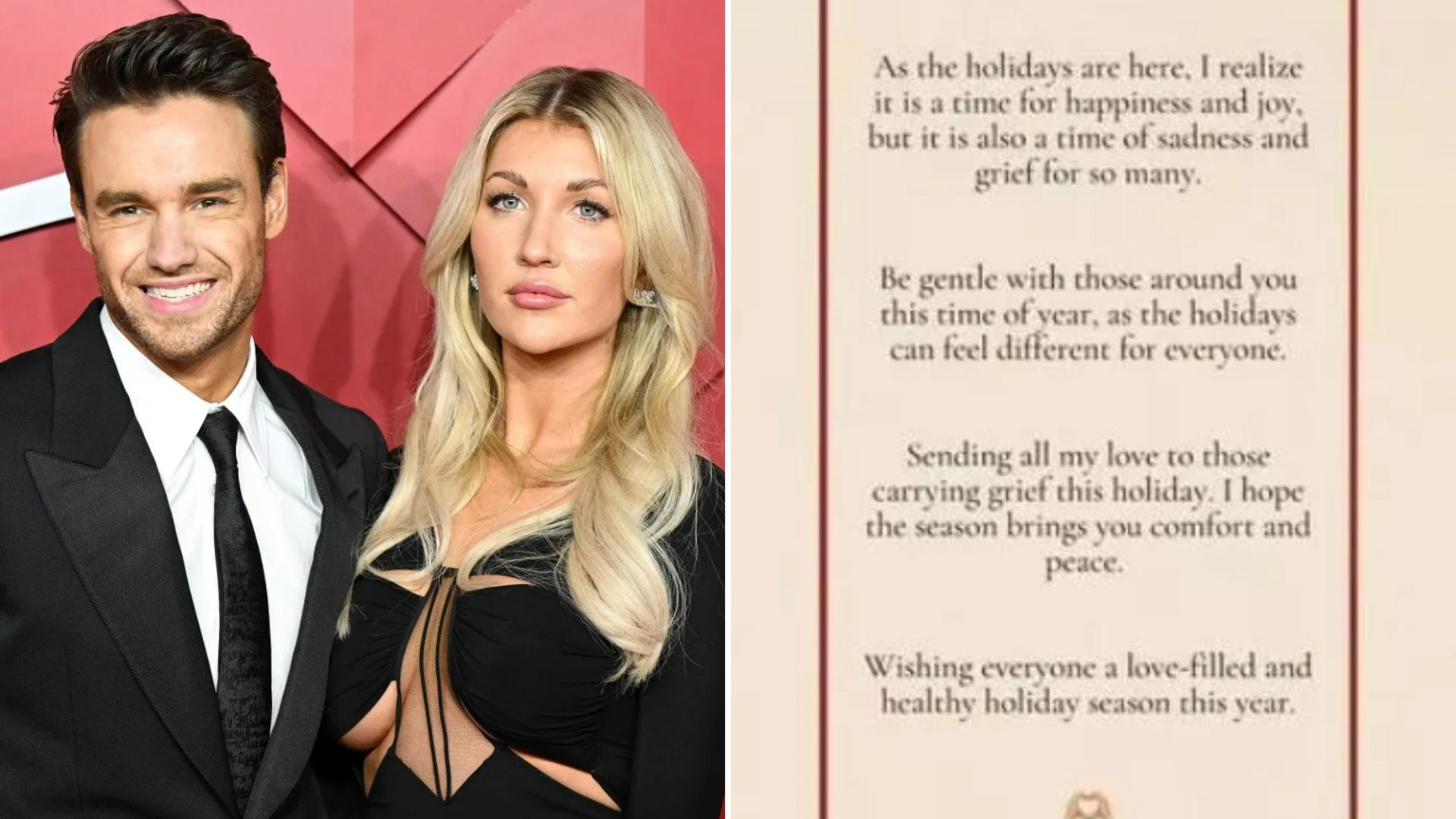 Liam Payne's heartbroken girlfriend Kate Cassidy shares post about 'sadness and grief' at Christmas following his death