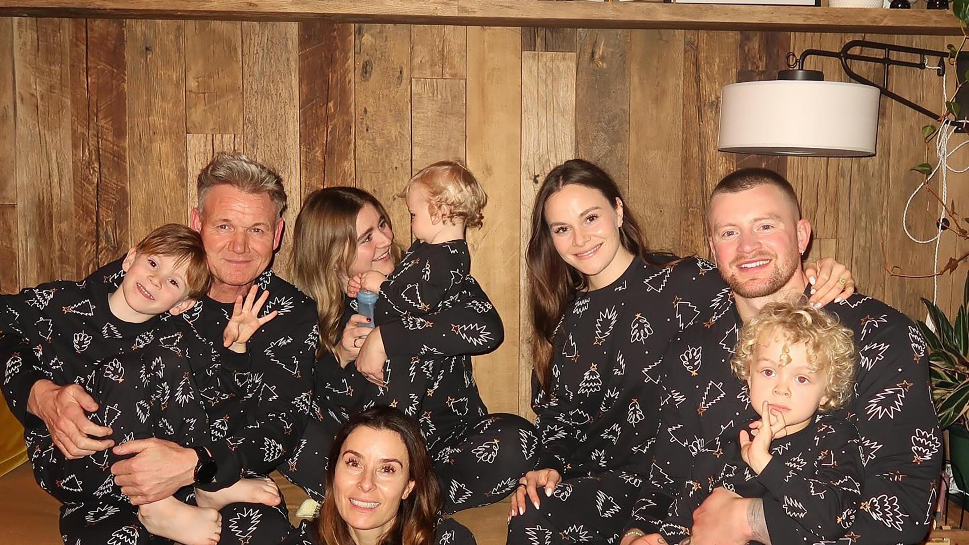 Gordon Ramsay and son-in-law Adam Peaty wear matching Christmas Day outfits in family snap