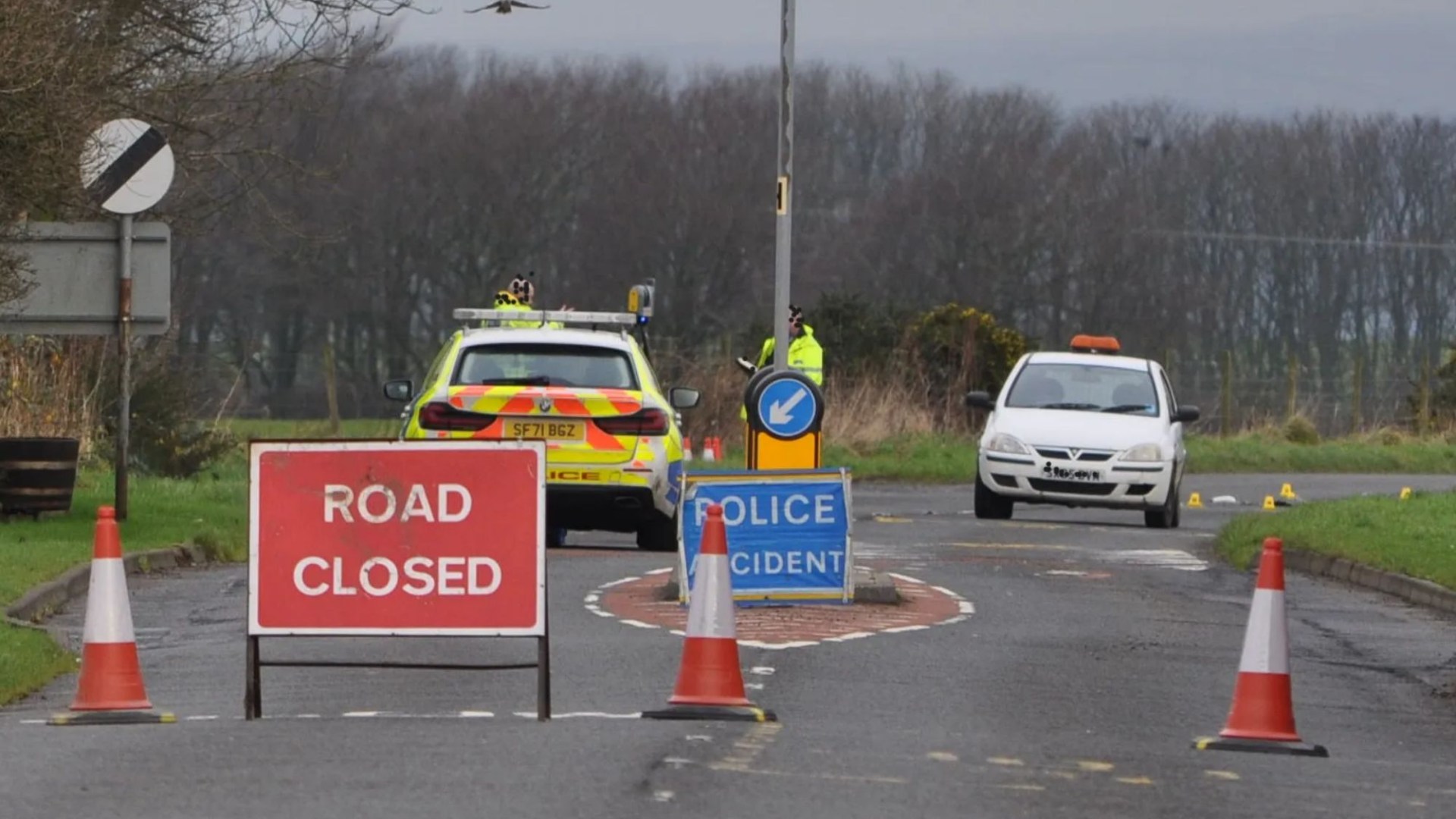 Pedestrian raced to hospital following early Boxing Day horror smash in sleepy Scots village