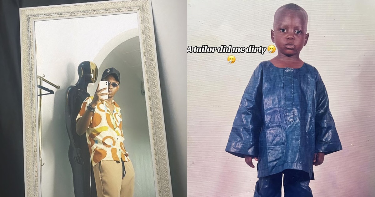 Oversized attire as a kid inspires man to become a tailor (IMAGES)