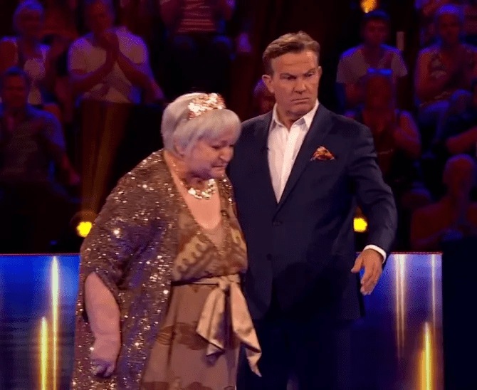 Bradley Walsh was very shocked when she walked off stage