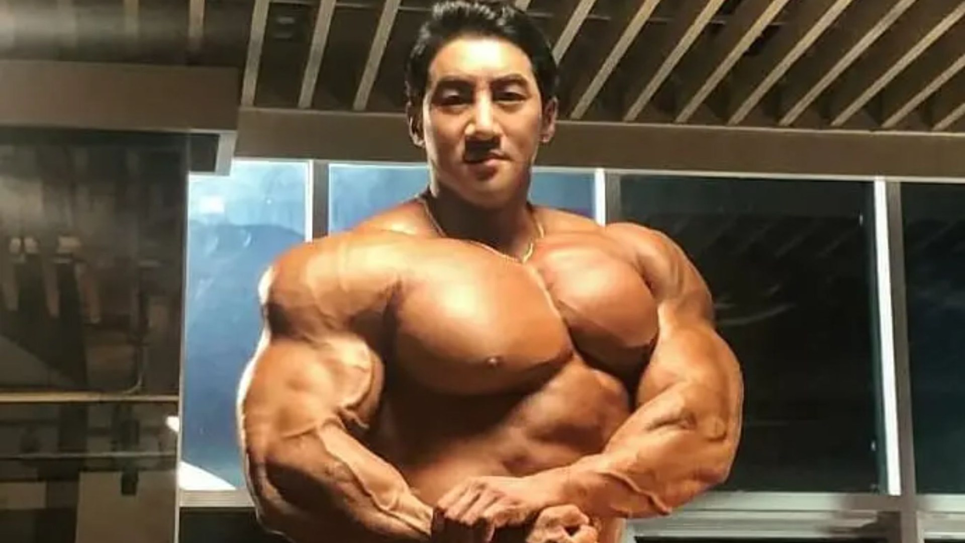 Jailed bodybuilding influencer moans about losing his bulk in prison where he’s serving time over horror attack on woman