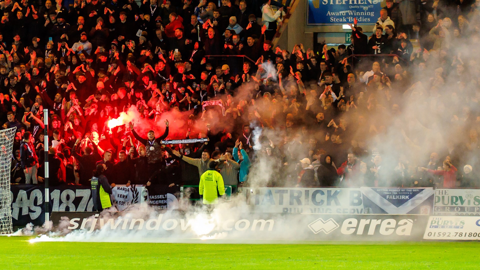 SPFL side slam own supporters who have 'harmed our club' after 'pyro and missiles' thrown at grudge match