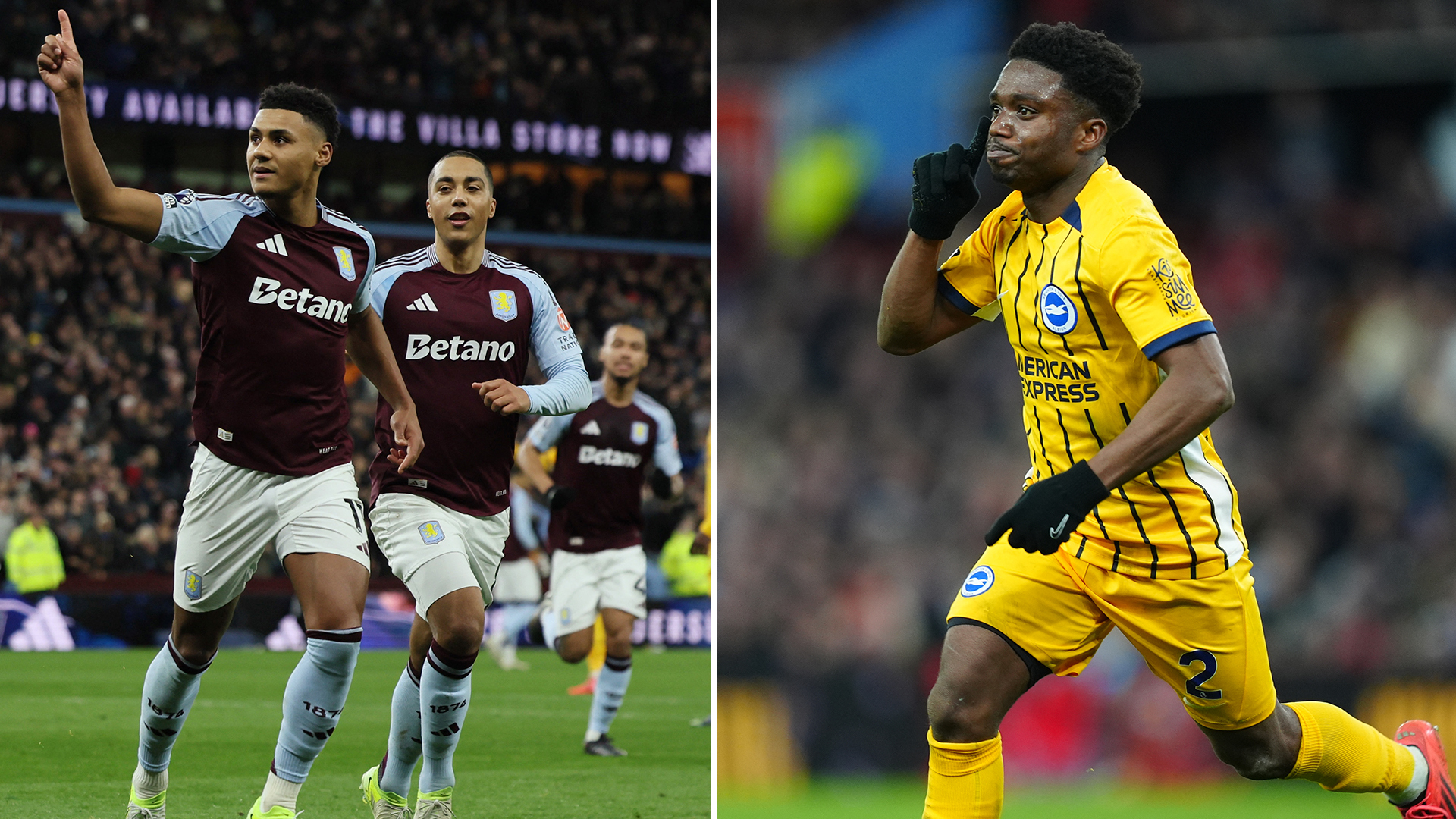 Aston Villa 2 Brighton 2: Lamptey’s smart strike snatches point for visitors after Watkins and Rogers lead comeback – The Scottish Sun