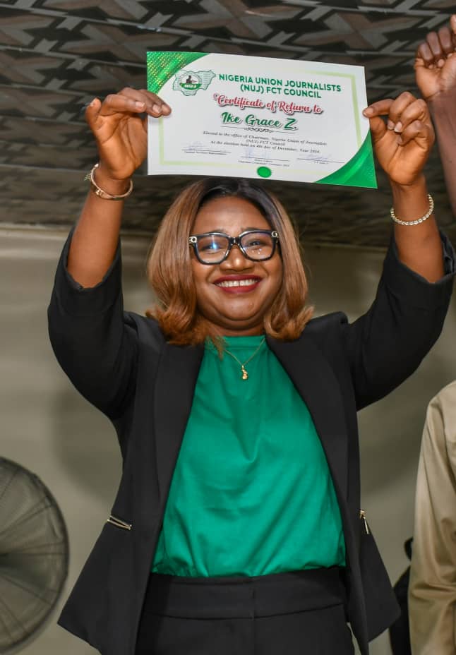 43 Years After, ADBN's Grace Ike Emerges First Female NUJ Council Chair In FCT