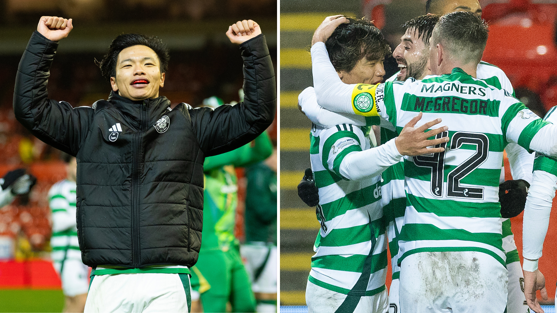 Aberdeen 0 Celtic 1 - Hoops battle wild Pittodrie conditions to move seven points clear after late Reo Hatate strike