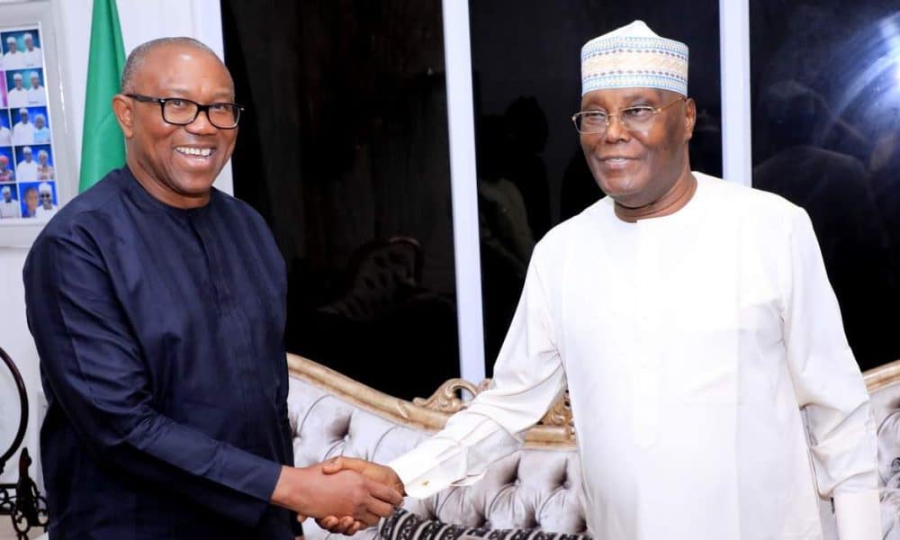 'Opposition 2027' - Nigerians React As Peter Obi Meets Atiku