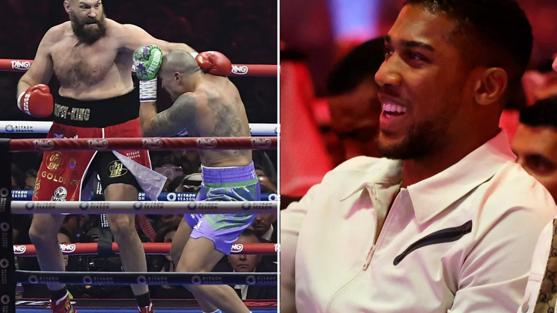 Anthony Joshua's scorecard for controversial Fury vs Usyk fight sees fans asking if he's 'still dizzy' from Dubois loss