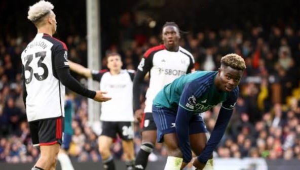 Arsenal's Title Hope Dented After 1-1 Draw At Fulham