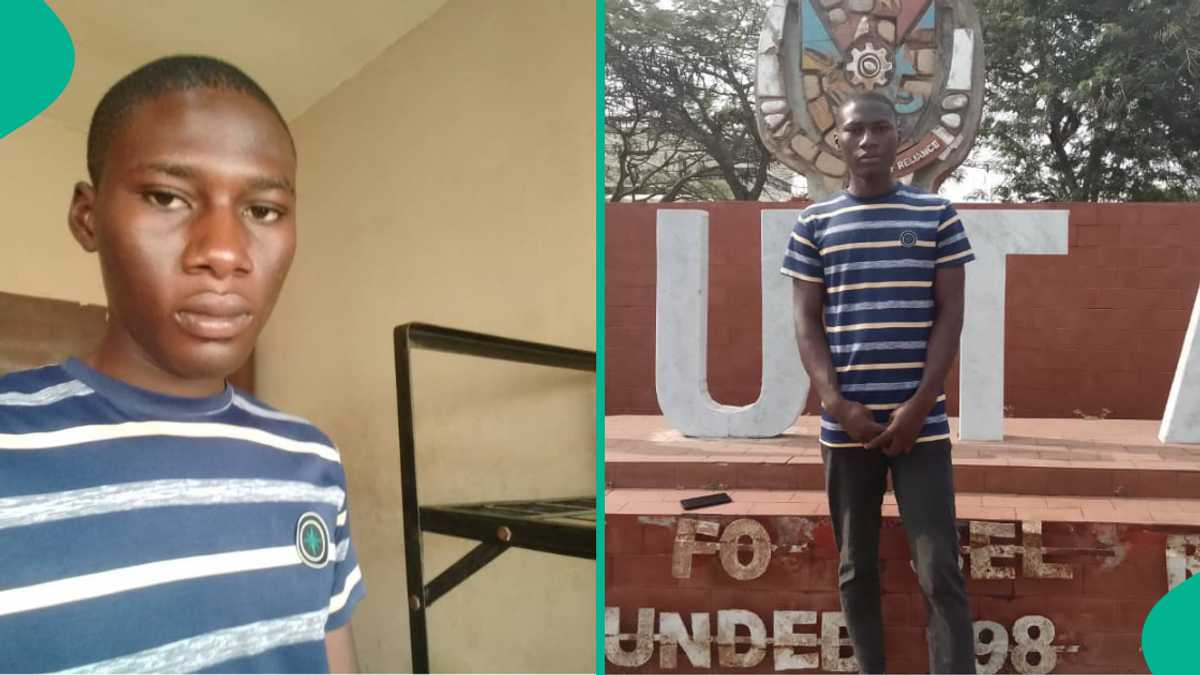 Boy Whose Bricklayer Dad Couldn't Train in University Finally Resumes at FUTA after Man Stepped in