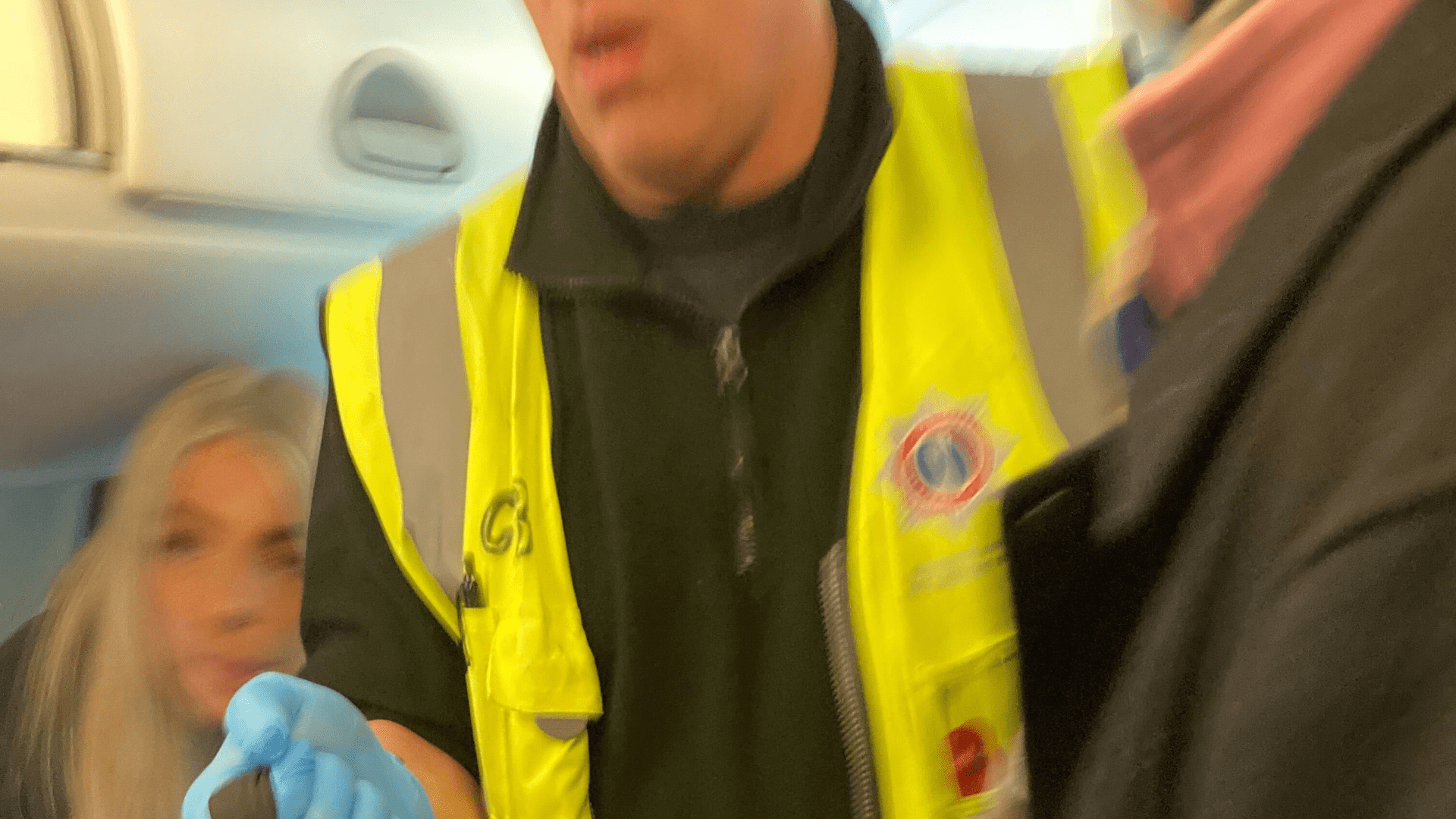 Chaos as British Airways passenger collapses moments after take-off on flight to Scotland