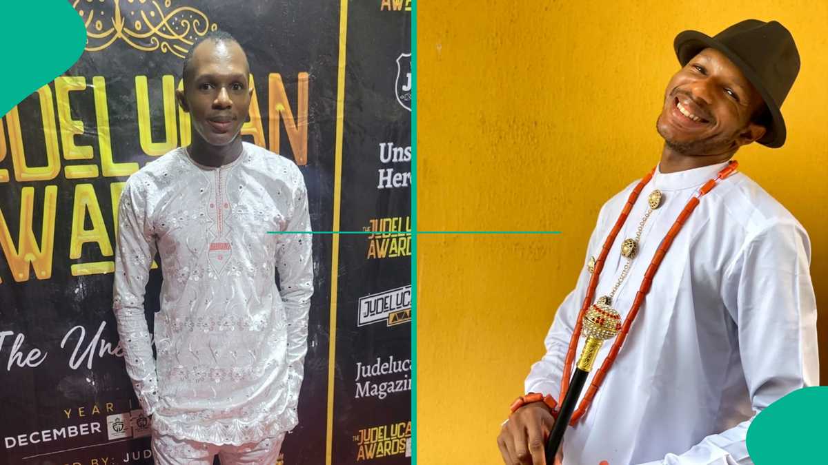 Daniel Regha Wears Cute Urhobo Outfit, Shares How Proud He Is About His Tribe: "It's Your Best"