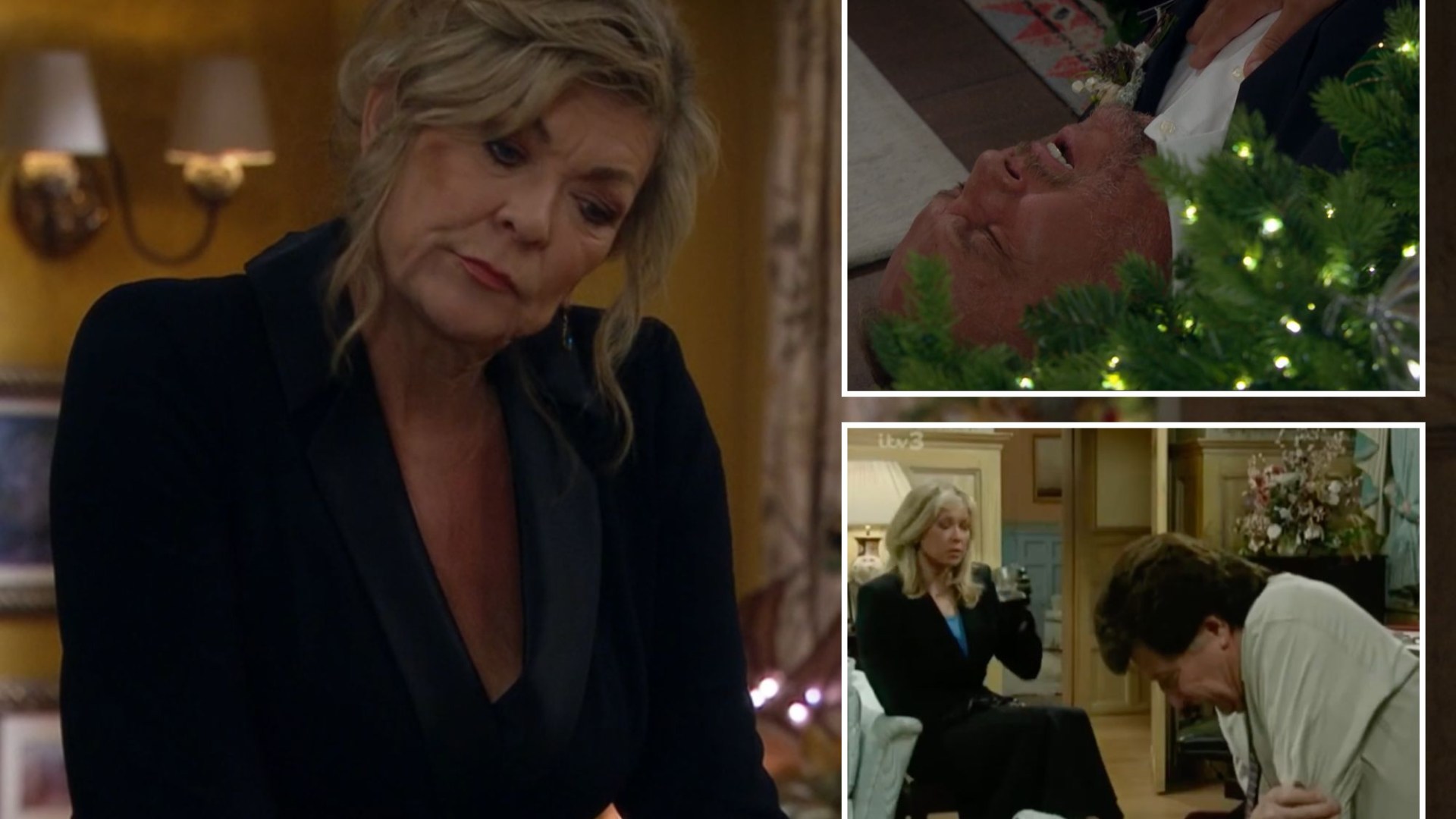 Emmerdale recreates iconic 27-year-old storyline as Kim Tate watches another husband die