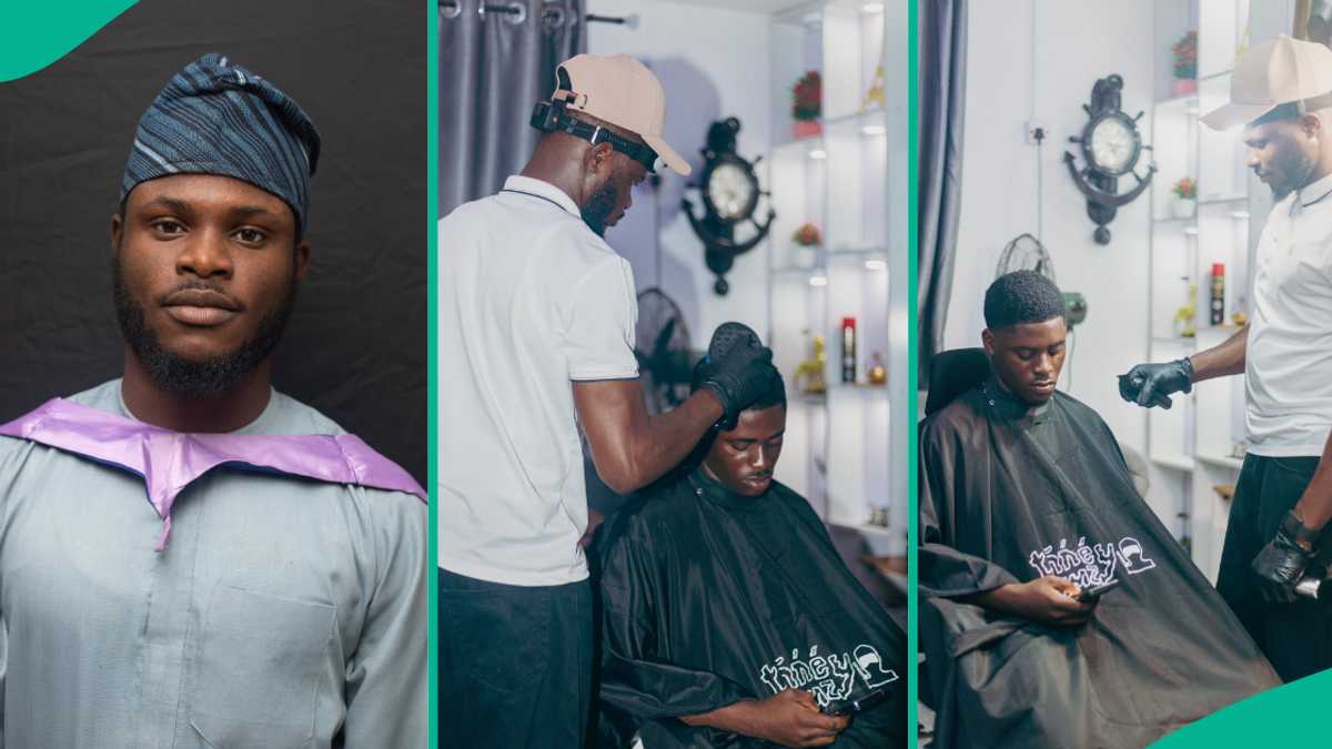 FUTA Graduate Working as Professional Barber Bags First Class Degree: "Superhero with Clipper"