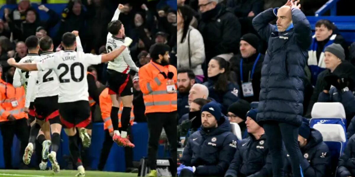 EPL: Fulham stun Chelsea with late win that ends their 45-year Stamford Bridge curse