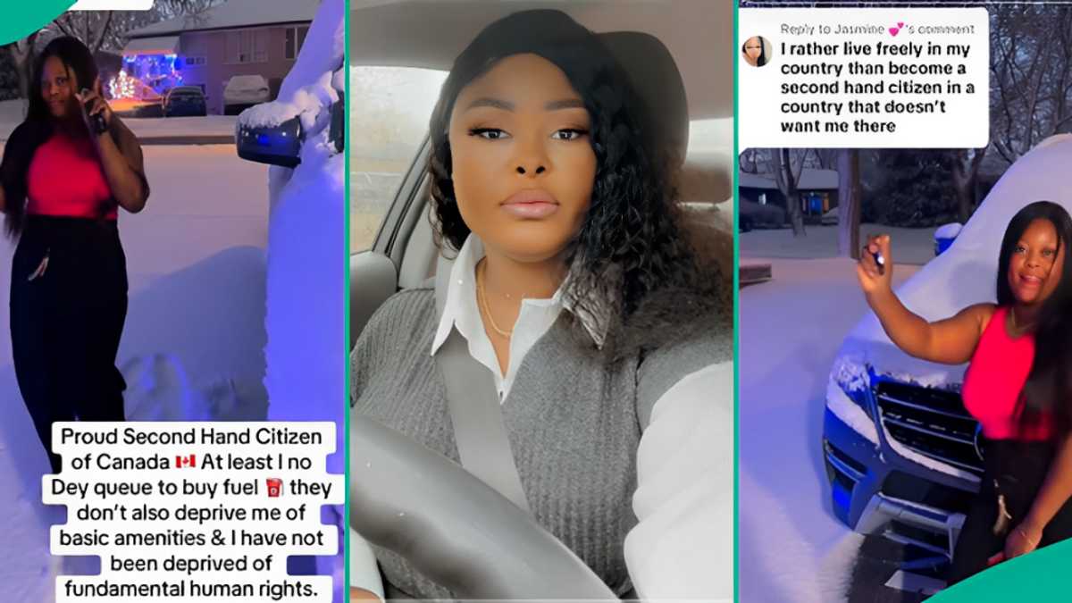 “I No Dey Queue To Buy Fuel”: Canada-based Nigerian Lady Shares Her Benefits of Relocating Abroad