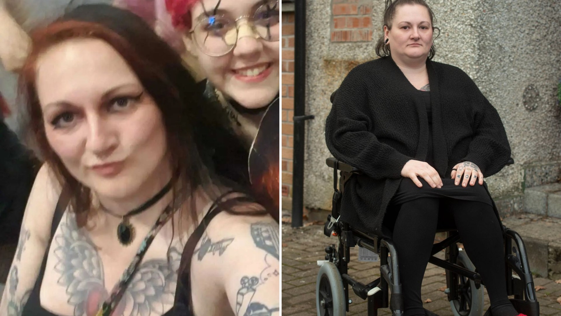 I was down the front of a rock gig - but weeks I was told I'd never walk again