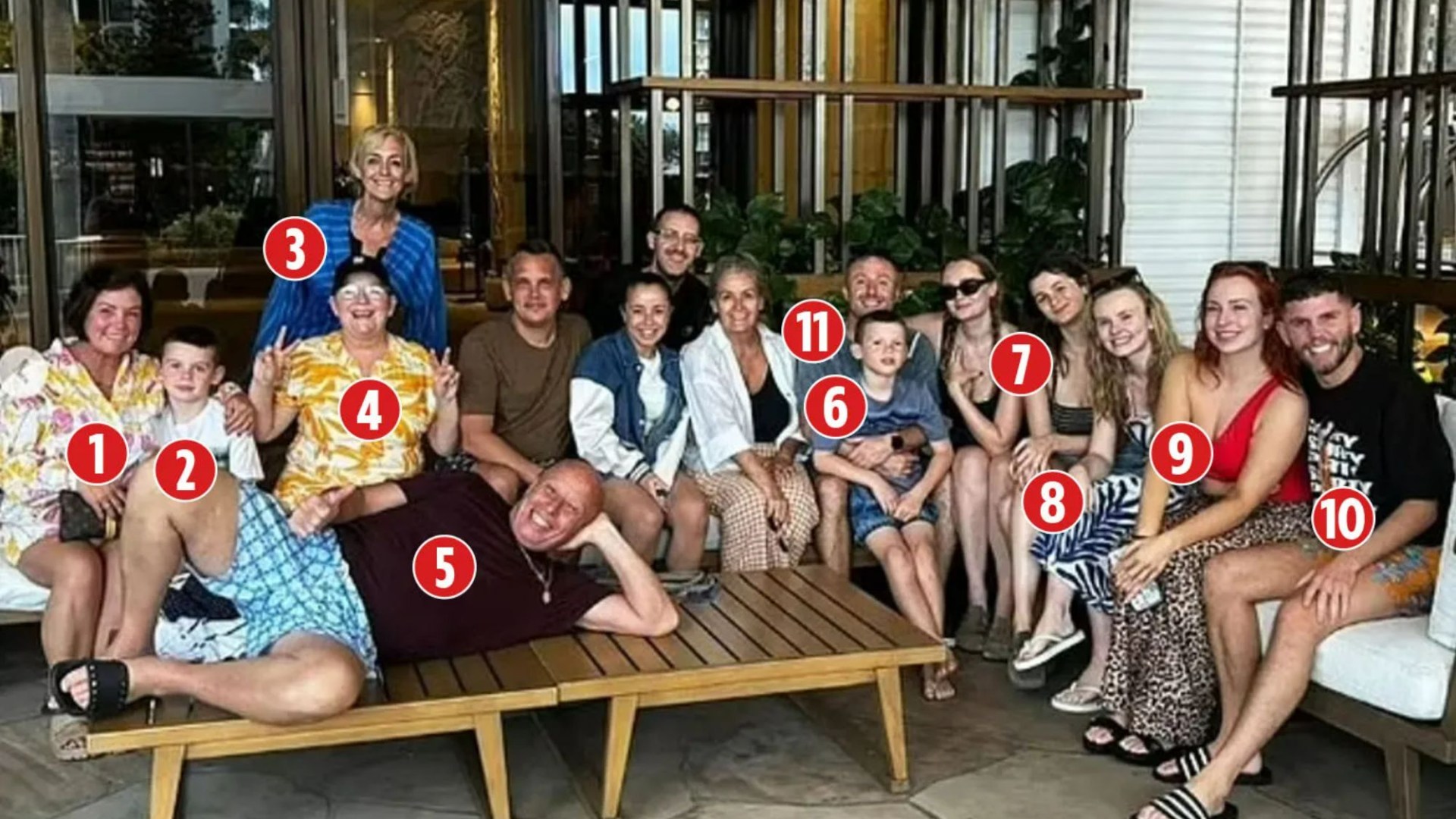 I'm A Celeb stars and their family members pose for group pic - can you guess who they all are?