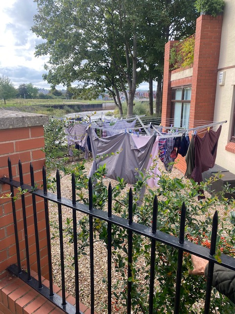 I'm so fed up with my neighbour hanging his pants in our garden I've taken him to COURT…it ruins my beautiful river view