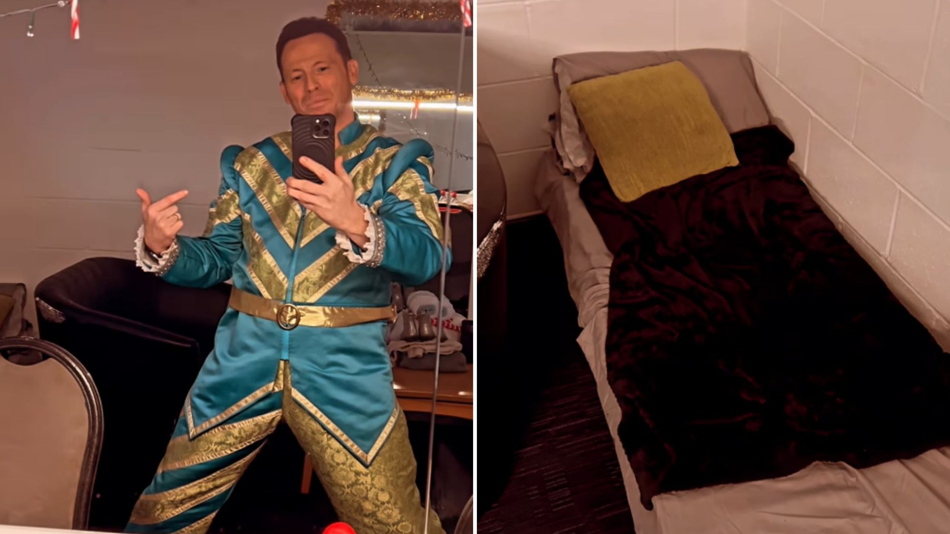 Joe Swash shares update after horror car crash with a lorry as he recovers in panto dressing room