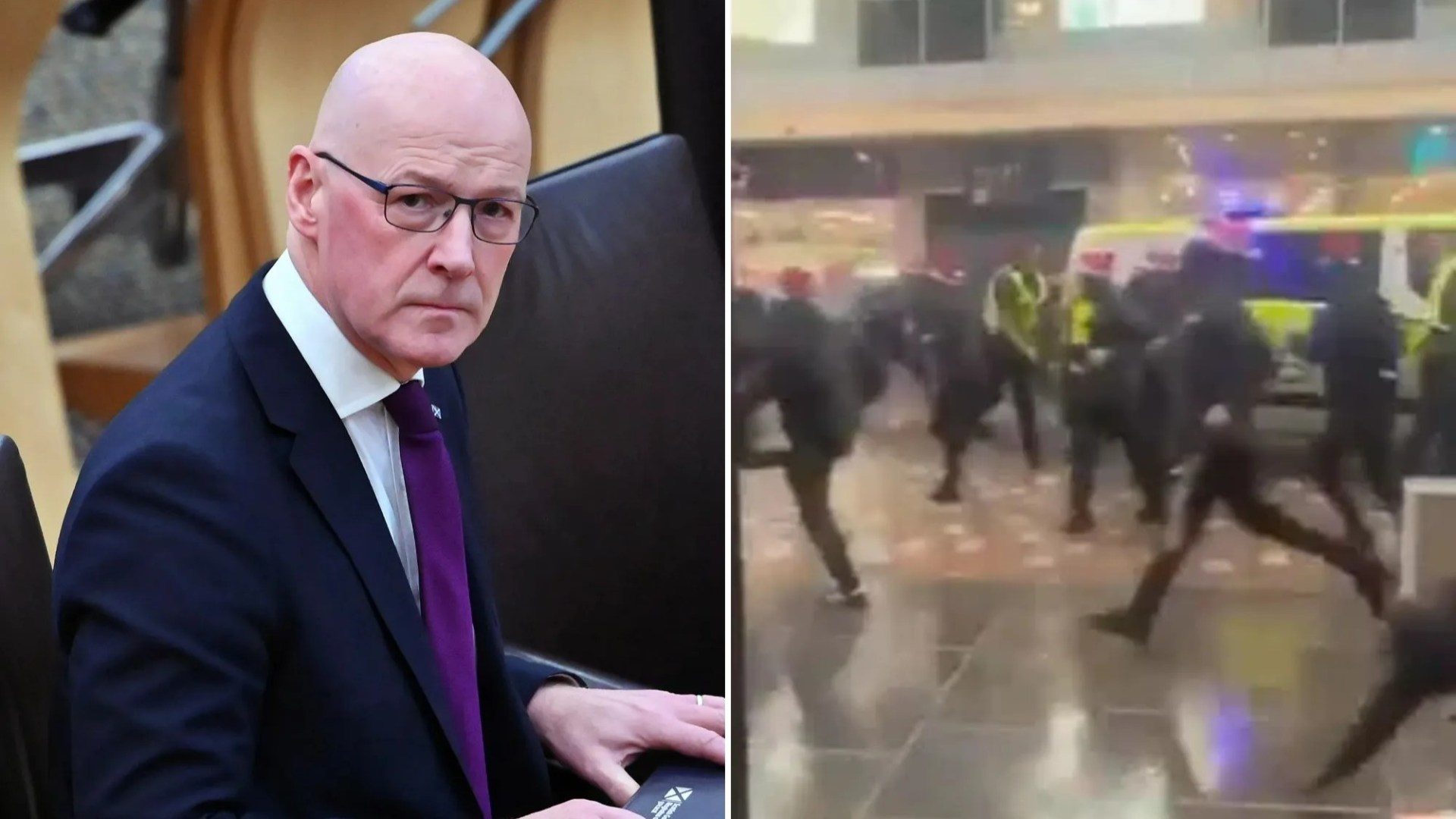 John Swinney and cops clash over Old Firm chaos with government told to 'wake up'