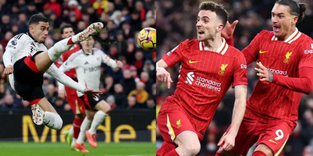 Liverpool 2-2 Fulham: Jota saves Reds after Robertson red card