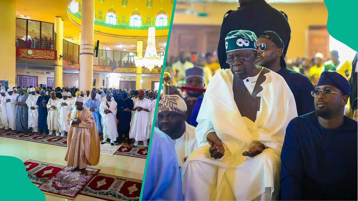 'Ka Ji Tsoron Allah': Abin da Limamin Legas Ya Fadawa Tinubu a Masallacin Juma'a