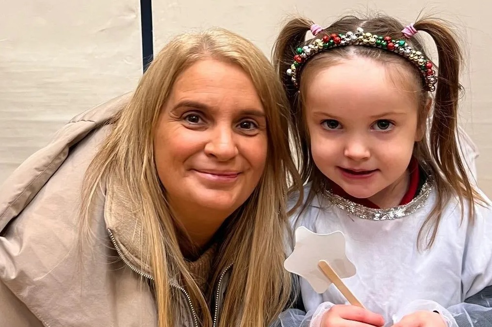 Mum-of-22 Sue Radford reveals 'strange' milestone she's hit as she poses with daughter, 4, in Christmas nativity costume