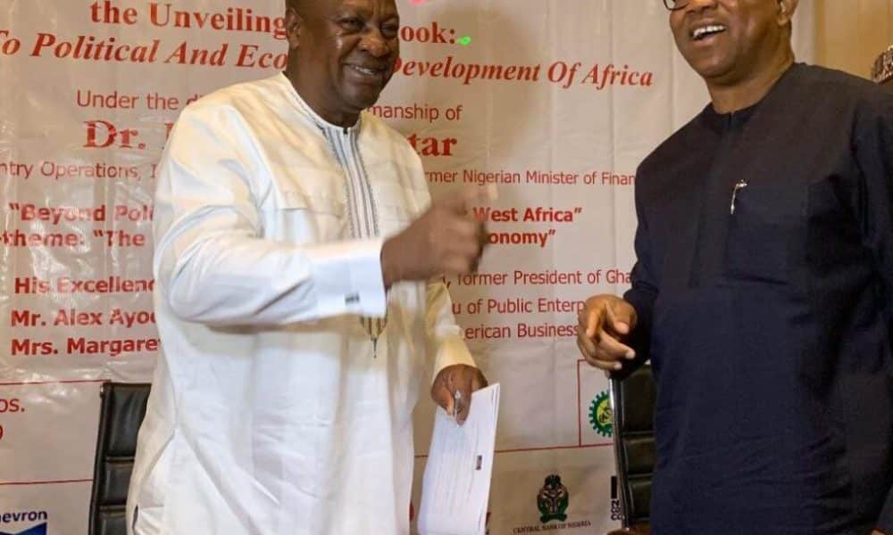 Peter Obi Congratulates Ghana's President Elect, John Mahama