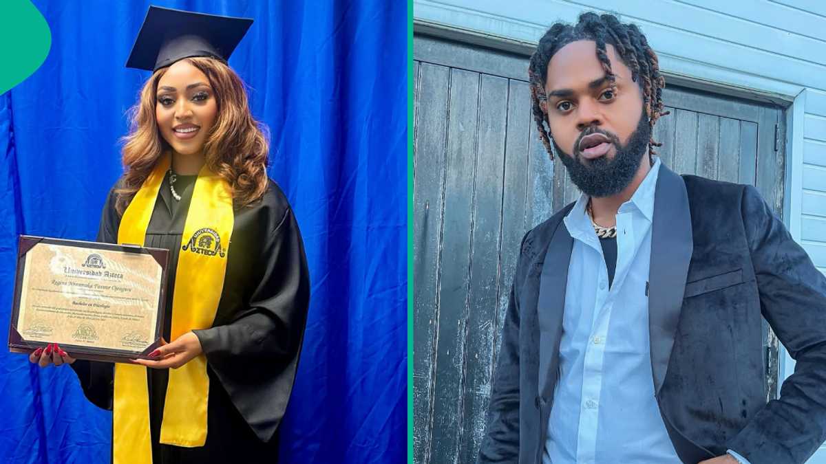 Regina Daniels’ Brother Replies Nigerians Criticising Her New BSc Degree From Mexico With Video