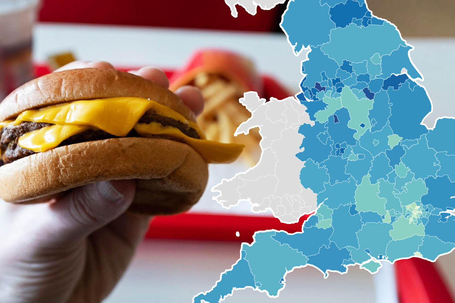 Do YOU live in Britain’s fattest town? Map reveals places with the highest obesity rates as ‘drastic measures needed'