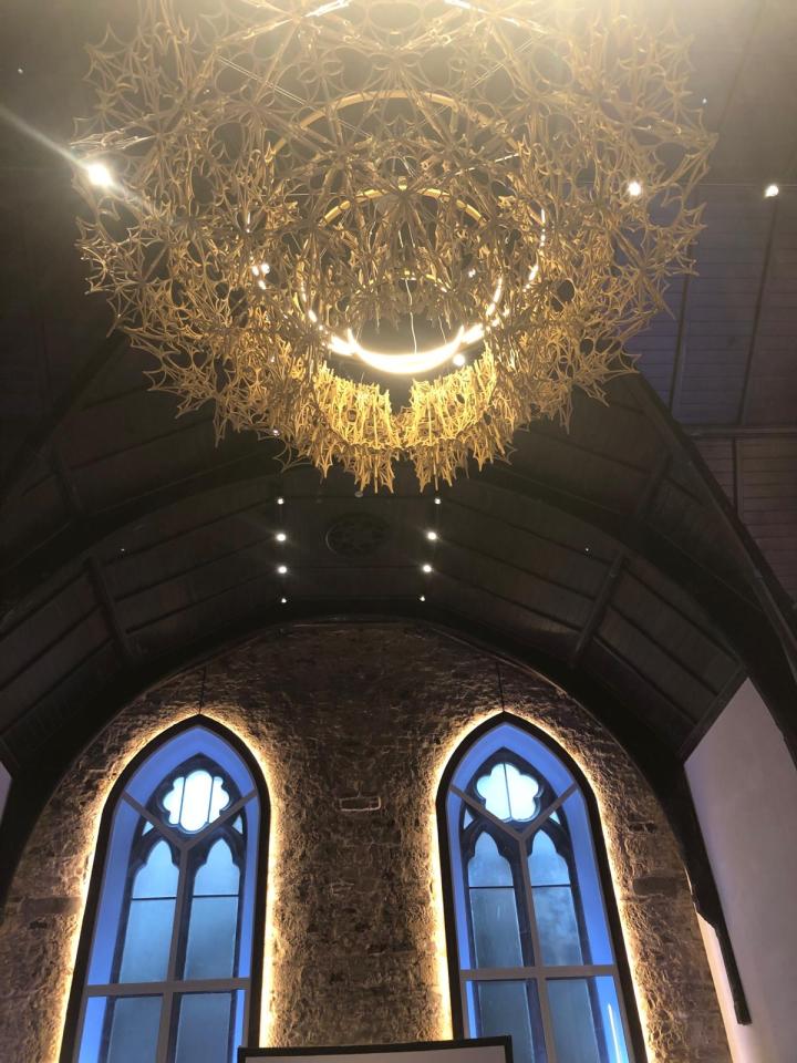 The tea was held in the stunning Greyfriars Hall