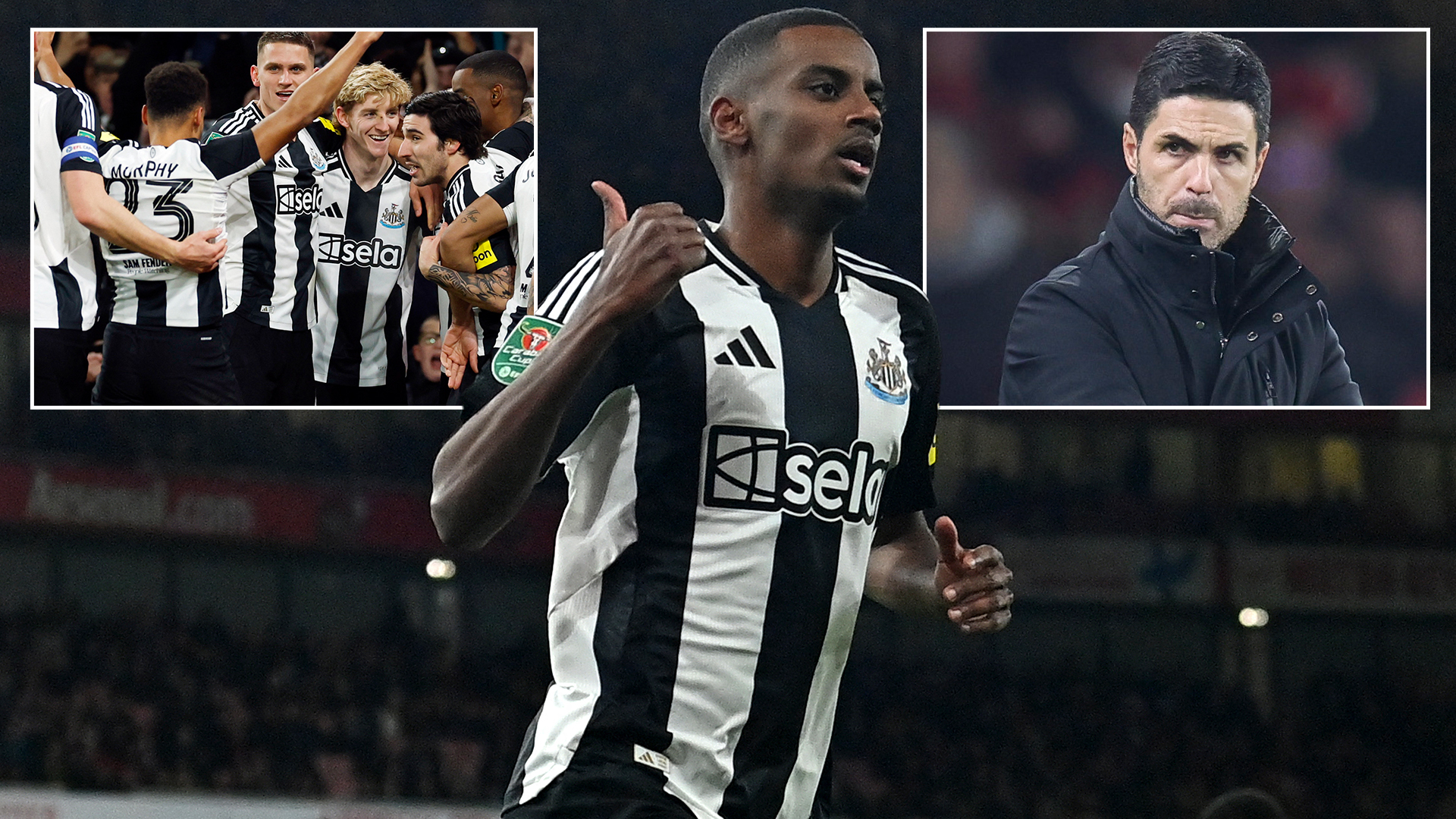 Arsenal 0 Newcastle 2: Alexander Isak channels inner Thierry Henry as Mikel Arteta's trophy wait looks destined to go on