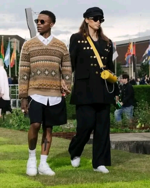 Jada Pollock and Wizkid 