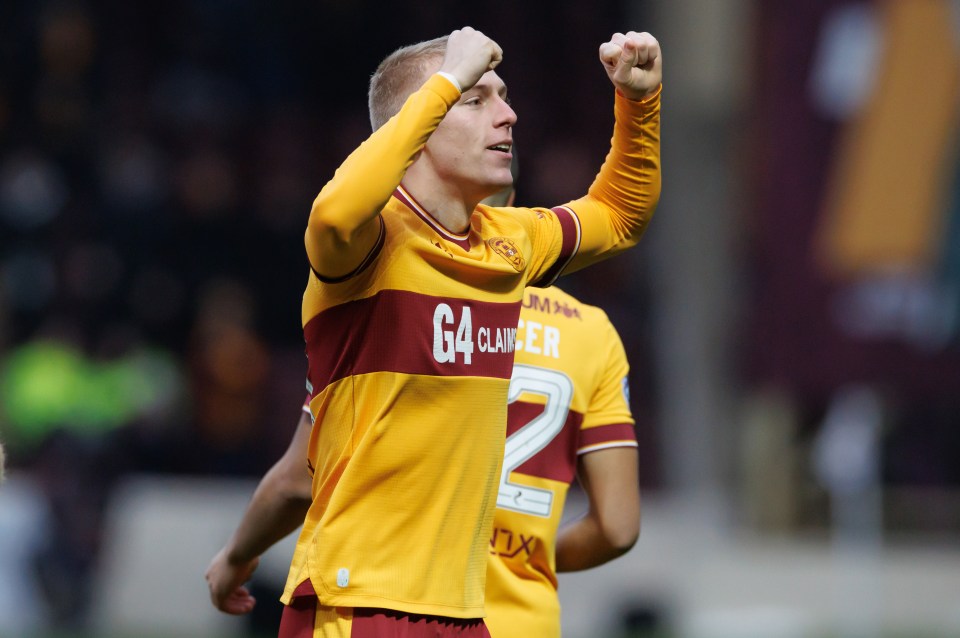 He hit six goals in 15 games for Motherwell and they hoped to keep him