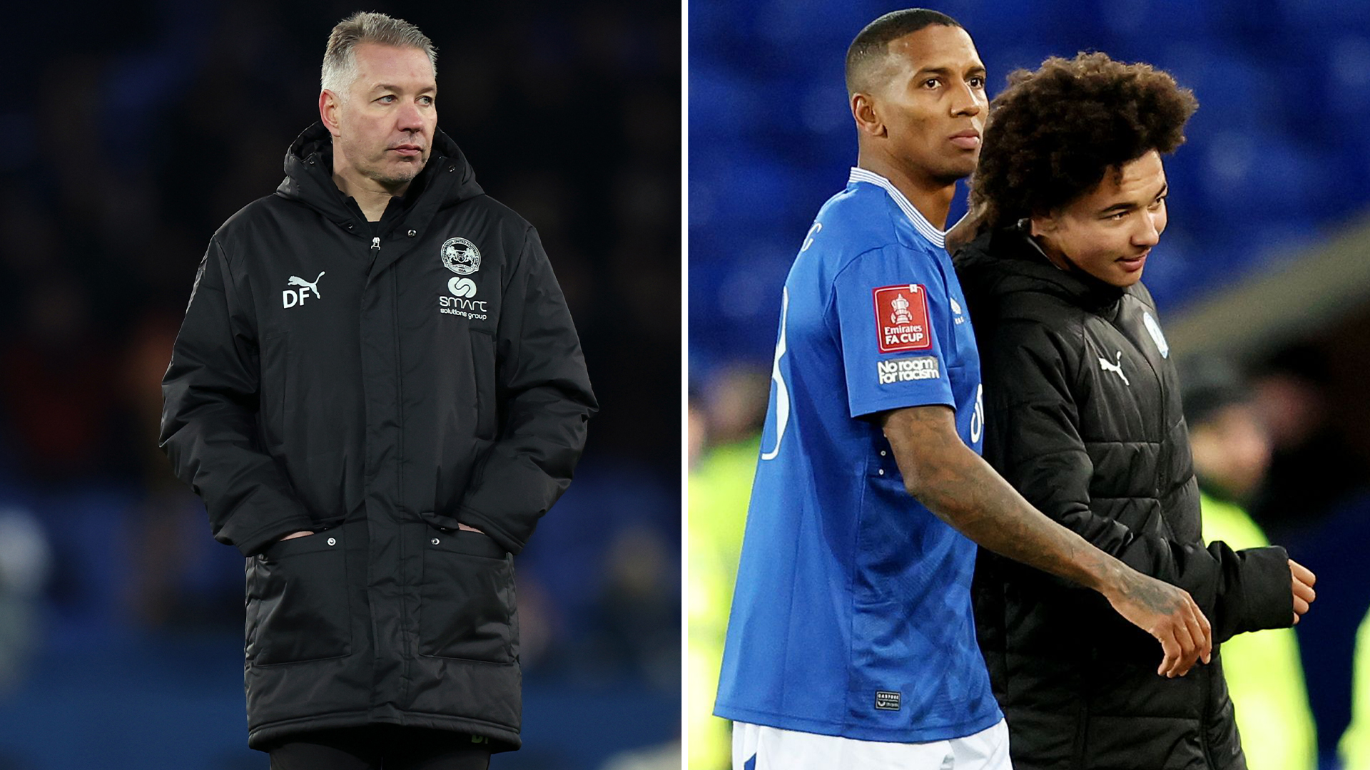 'Bang out of order' - Darren Ferguson says Everton star 'had a pop at me' for not bringing on Ashley Young's son Tyler