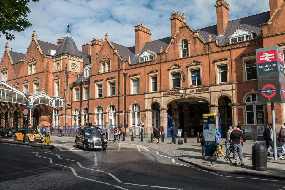 Marylebone Station exterior.