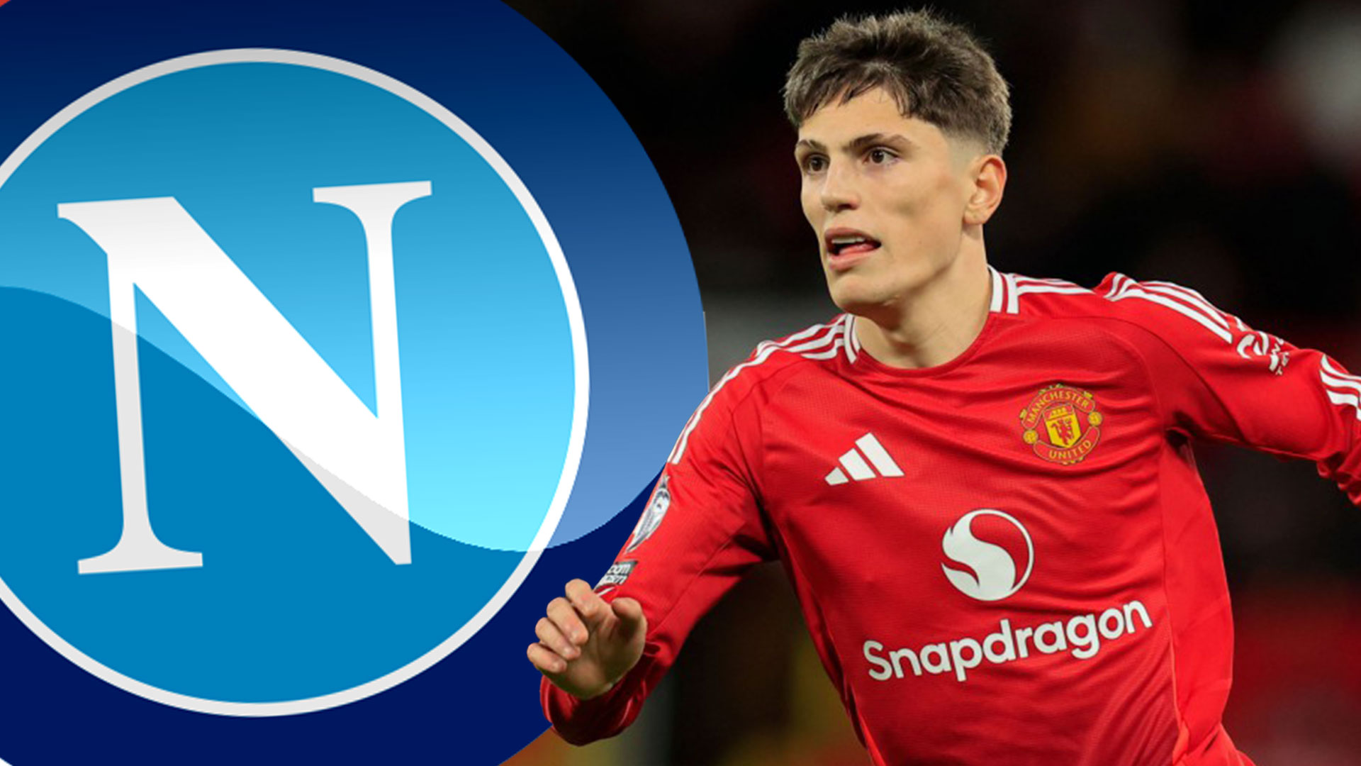 'Is that a typo?' ask fans as Man Utd set Alejandro Garnacho asking price with Napoli circling to replace Kvaratskhelia