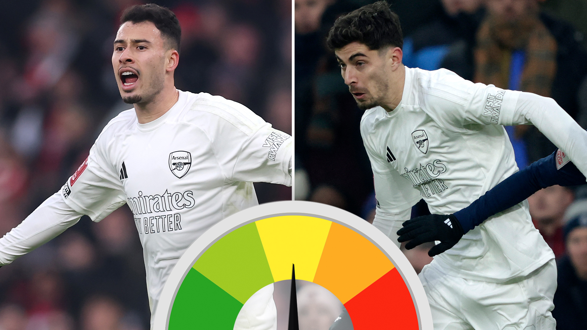 Arsenal player ratings: Gabriel Martinelli lively but woeful Kai Havertz hurts Gunners in Man Utd FA Cup clash