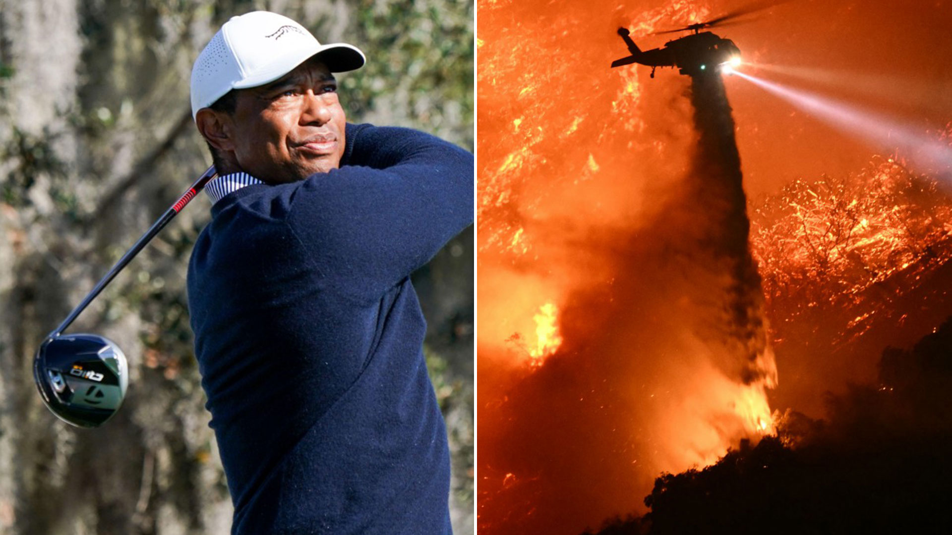 PGA Tour send update to players over Tiger Woods golf event as wildfires continue to devastate Los Angeles