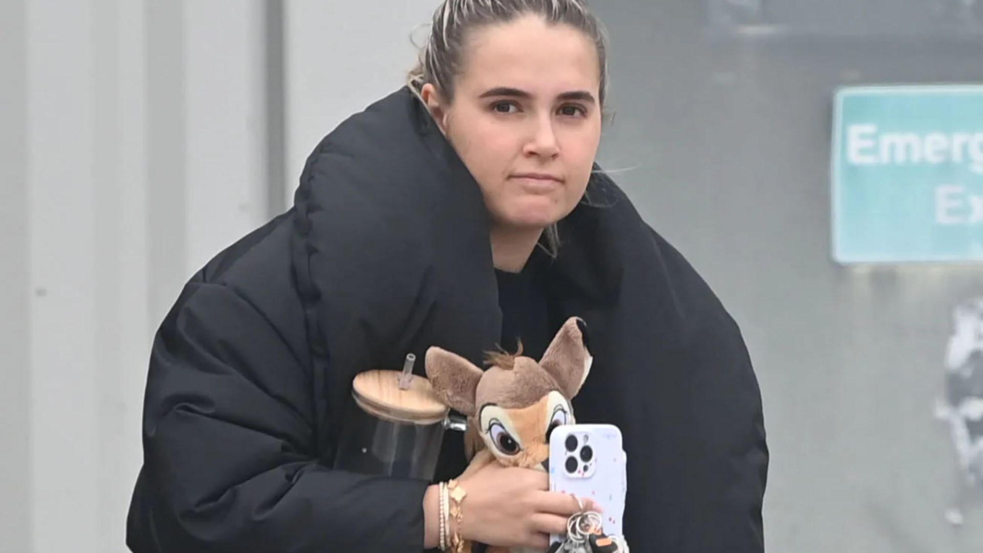 Molly-Mae Hague wraps up for the cold on outing with daughter Bambi - after Tommy Fury was pictured leaving her home