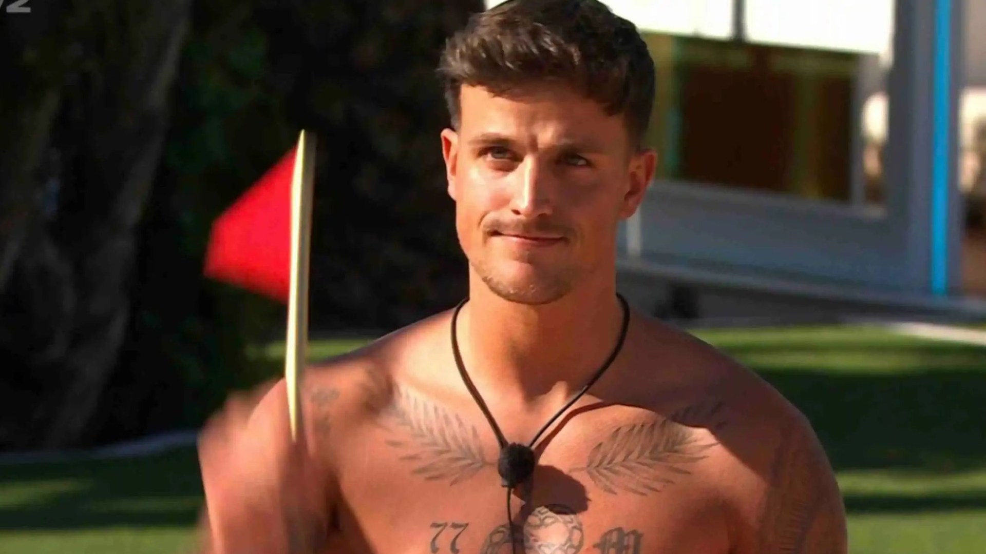 Watch moment furious Luca Bish throws prop after he's branded a 'red flag' by TWO girls on Love Island