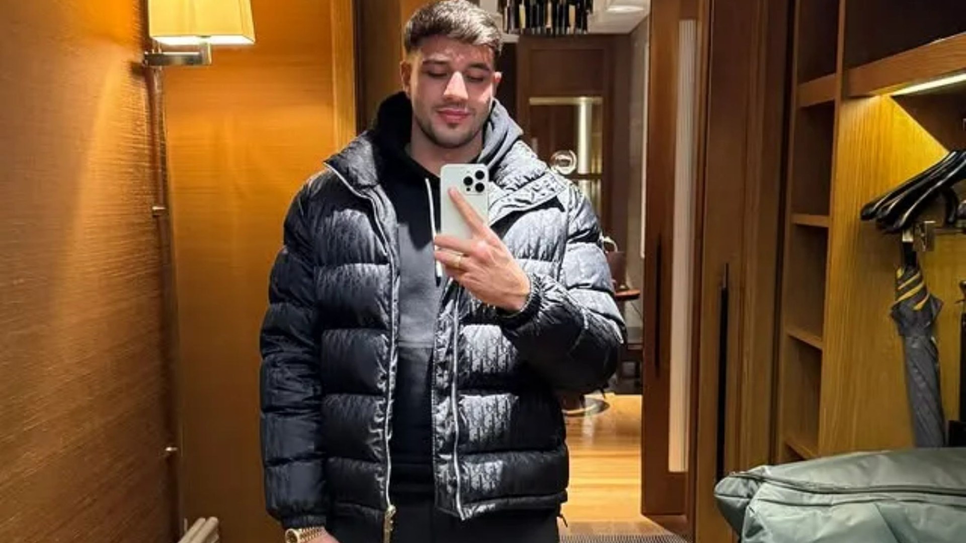 Tommy Fury checks in to ex Molly-Mae Hague’s favourite London hotel after secret NYE snog exposed