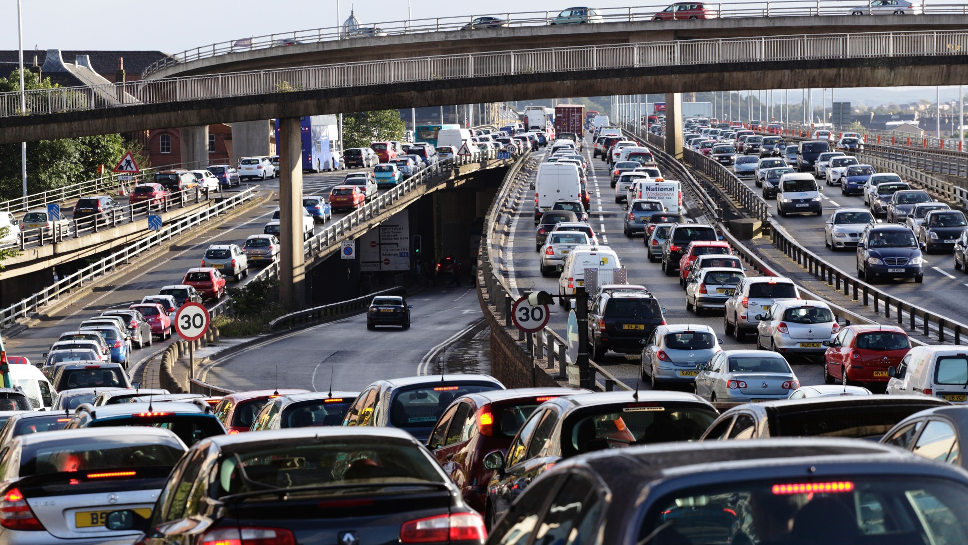 Shock pictures show major bridge crumbling on M8 as reason for decay revealed