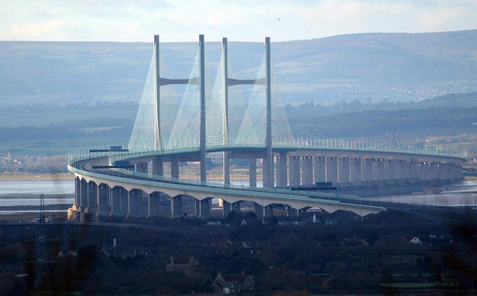 The Second Severn Crossing bridge.