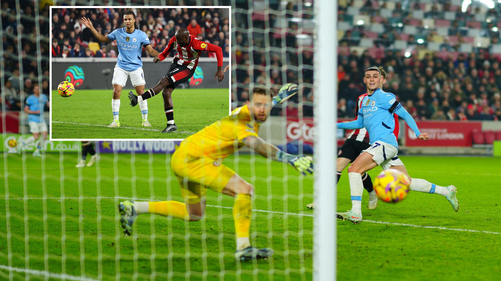 Brentford 2 Man City 2: Champions throw away two-goal lead in more misery for Pep Guardiola after marriage split