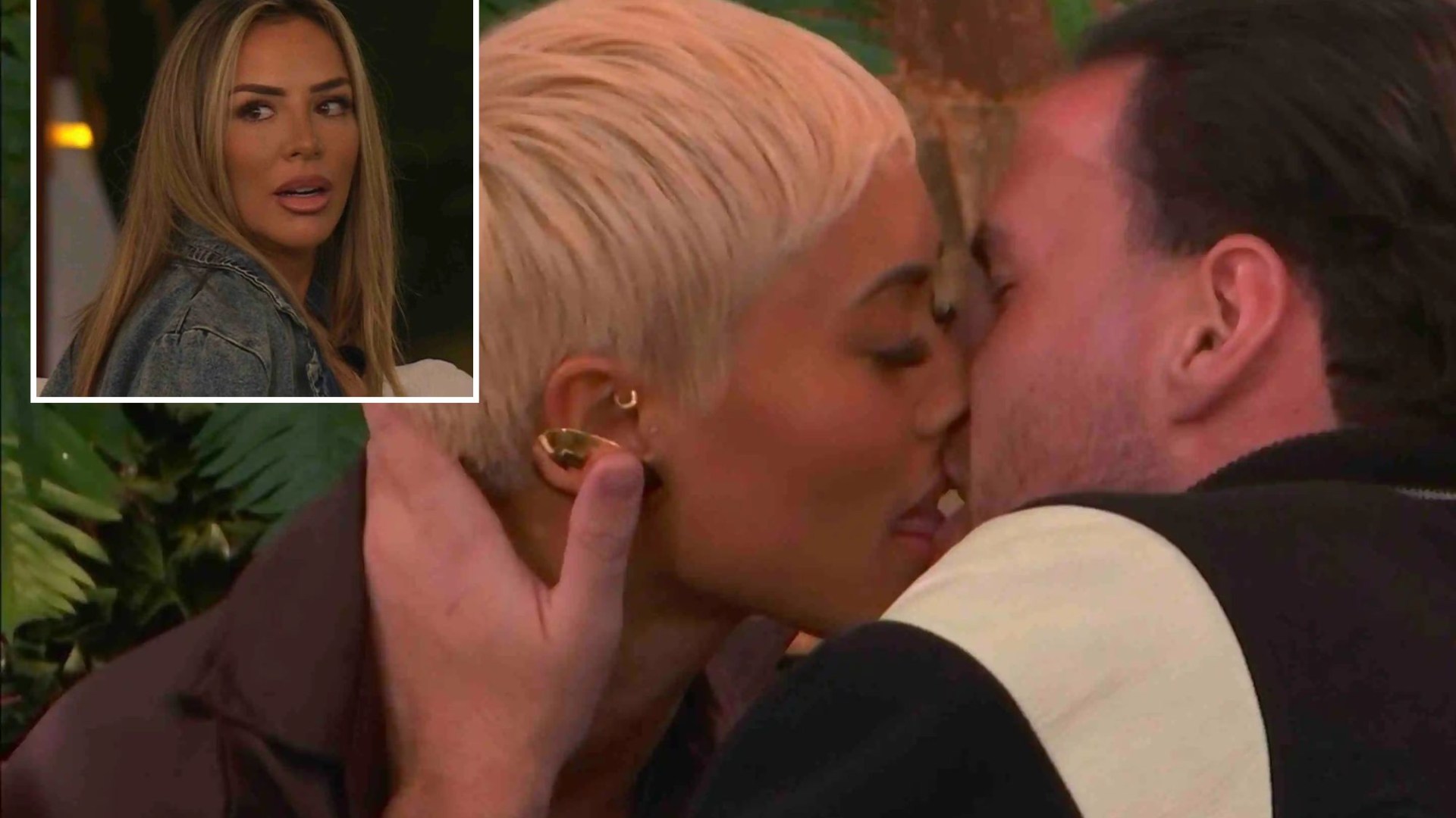 Love Island fans convinced star is producer plant as she makes ‘messy’ moves and snogs Ronnie