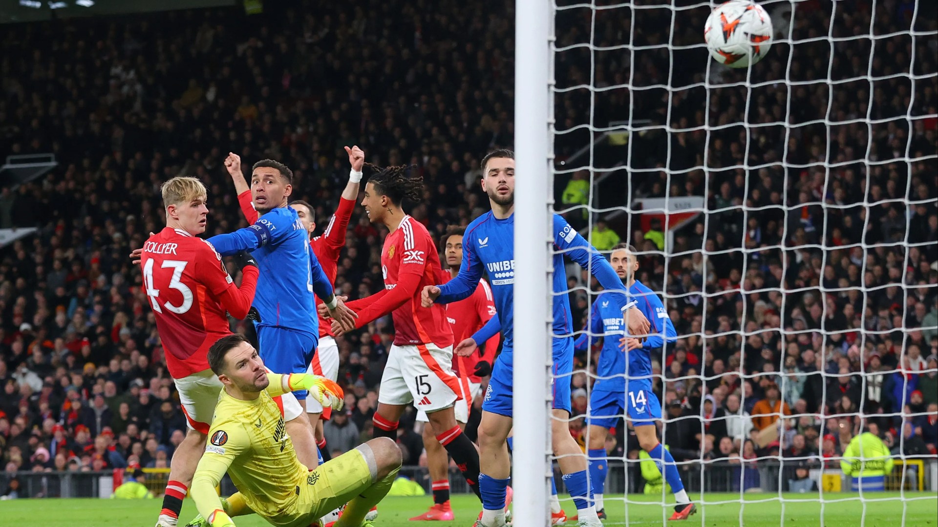 Fans say 'he understood the assignment' as Jack Butland commits howler against Man Utd to leave Rangers heroes shocked